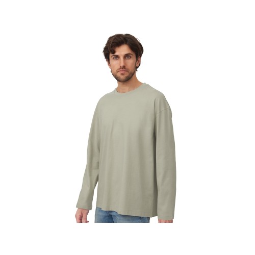 Лонгслив оверсайз «Berlin» унисекс, оливковый