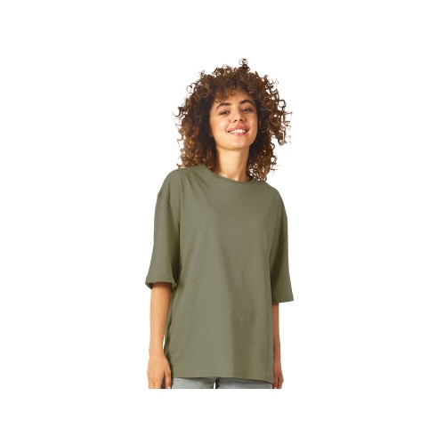 Футболка оверсайз «Liyon» унисекс, хаки