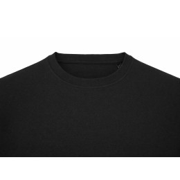 Футболка Kyoto из джерси 180 г/м2 с пич отделкой, унисекс, черный