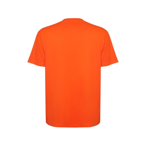 Футболка оверсайз «Bull» унисекс, огненно-оранжевый