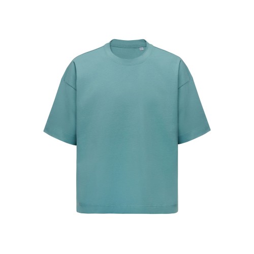 Футболка оверсайз «Beta.01» унисекс, пыльный бирюзовый