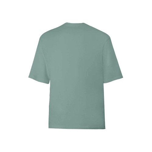 Футболка Berlin к/р оверсайз, 100% хлопок, 180гр, пыльно-бирюзовый