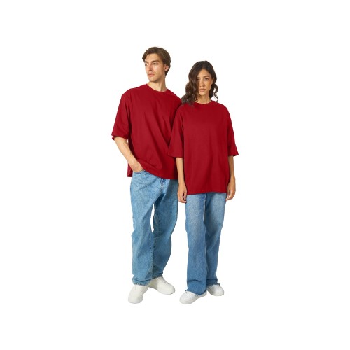 Футболка Berlin к/р оверсайз, 100% хлопок, 180гр, красный