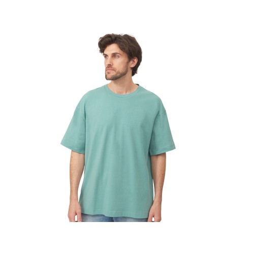 Футболка оверсайз «Vienna» унисекс , припылено-бирюзовый