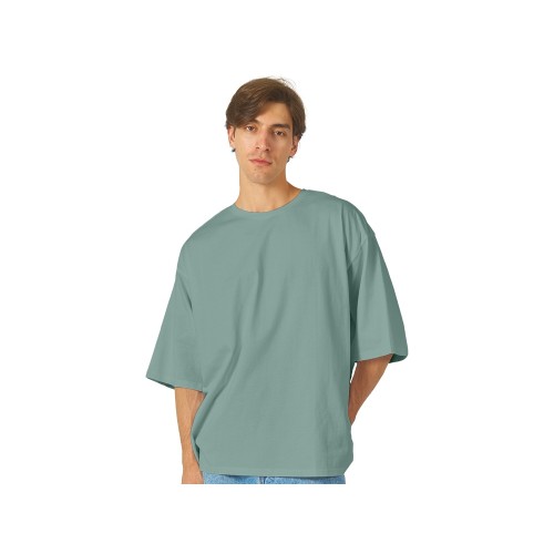 Футболка Berlin к/р оверсайз, 100% хлопок, 180гр, пыльно-бирюзовый