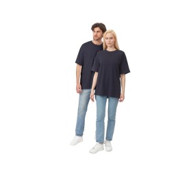 Футболка оверсайз «Vienna» унисекс , темно-синий