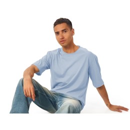 Футболка оверсайз «Liyon» унисекс, небесно-голубой