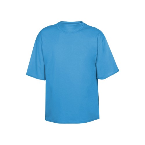 Футболка оверсайз «Liyon» унисекс, лазурный