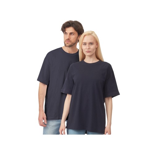 Футболка оверсайз «Vienna» унисекс , темно-синий