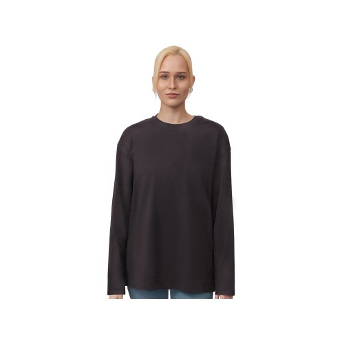 Лонгслив оверсайз «Berlin» унисекс, темно-серый