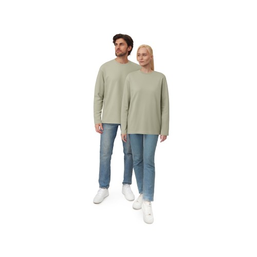 Лонгслив оверсайз «Berlin» унисекс, оливковый