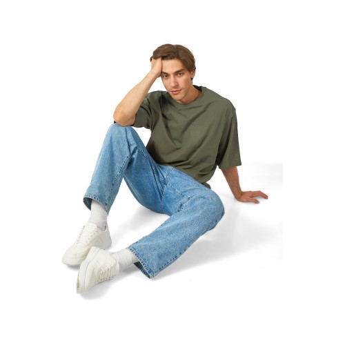 Футболка Berlin к/р оверсайз, 100% хлопок, 180гр, хаки