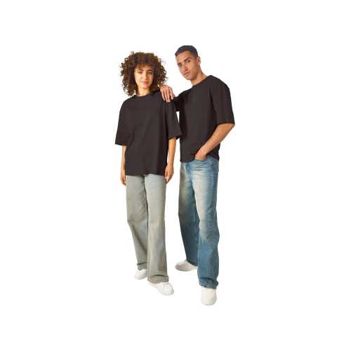 Футболка оверсайз «Liyon» унисекс, темно-серый