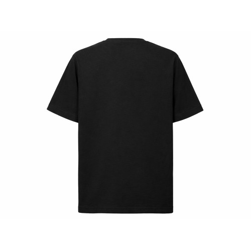 Футболка Kyoto из джерси 180 г/м2 с пич отделкой, унисекс, черный