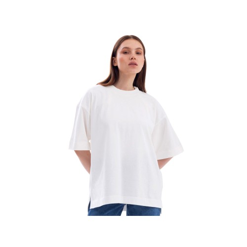 Футболка оверсайз «Beta.01» унисекс, молочный