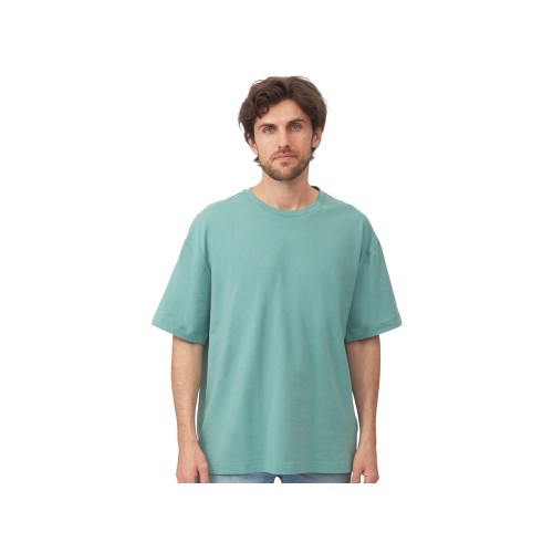 Футболка оверсайз «Vienna» унисекс , припылено-бирюзовый