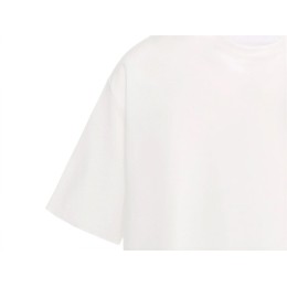 Футболка Kyoto из джерси 180 г/м2 с пич отделкой, унисекс, молочный