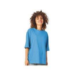 Футболка оверсайз «Liyon» унисекс, лазурный