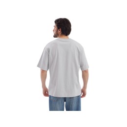 Футболка Kyoto из джерси 180 г/м2 с пич отделкой, унисекс, жемчужный