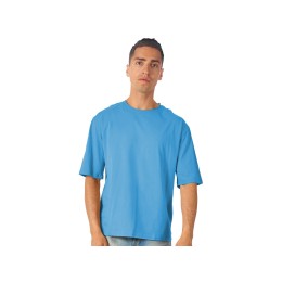 Футболка оверсайз «Liyon» унисекс, лазурный
