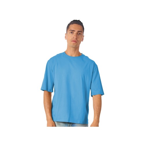 Футболка оверсайз «Liyon» унисекс, лазурный