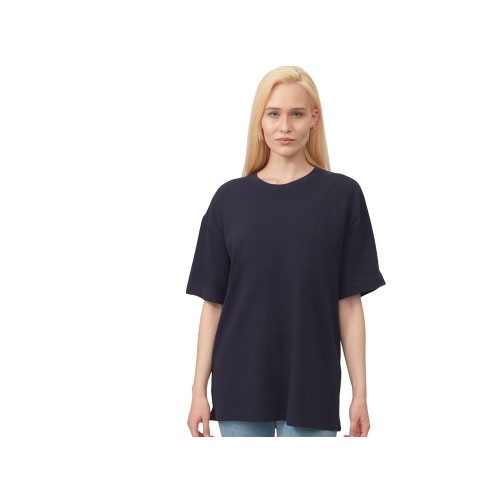 Футболка оверсайз «Vienna» унисекс , темно-синий