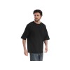 Футболка Kyoto из джерси 180 г/м2 с пич отделкой, унисекс, черный