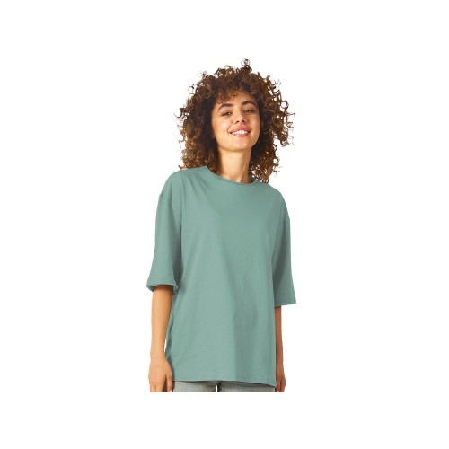 Футболка оверсайз «Liyon» унисекс, пыльно-бирюзовый