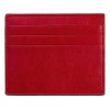 Картхолдер для 6 пластиковых карт с RFID-защитой "Fabrizio", красный