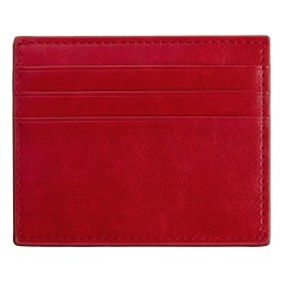 Картхолдер для 6 пластиковых карт с RFID-защитой "Fabrizio", красный