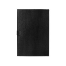 Бизнес-блокнот А5 с клапаном «Fabrizio», 80 листов, черный (P)