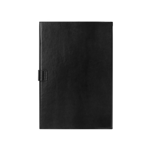 Бизнес-блокнот А5 с клапаном «Fabrizio», 80 листов, черный (P)