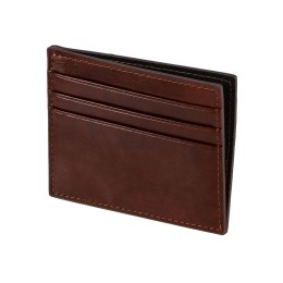 Картхолдер для 6 пластиковых карт с RFID-защитой "Fabrizio", коричневый