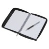 Бизнес-блокнот на молнии А5 «Fabrizio» с RFID защитой и ручкой, черный