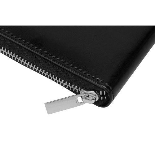 Бизнес-блокнот на молнии А5 «Fabrizio», 80 листов, черный (Р)