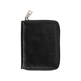 Картхолдер на молнии для 8 пластиковых карт с RFID защитой "Fabrizio", черный