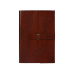 Бизнес-блокнот А5 с клапаном «Fabrizio», 80 листов, коричневый
