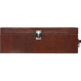 Набор аксессуаров для вина в подарочной коробке «Fabrizio», коричневый