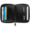 Картхолдер на молнии для 8 пластиковых карт с RFID защитой "Fabrizio", черный