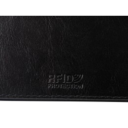 Картхолдер для 6 пластиковых карт с RFID-защитой "Fabrizio", черный
