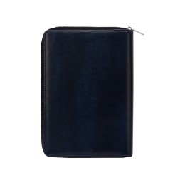 Бизнес-блокнот на молнии А5 «Fabrizio», 80 листов, темно-синий