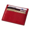 Картхолдер для 6 пластиковых карт с RFID-защитой "Fabrizio", красный