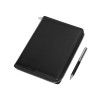 Бизнес-блокнот на молнии А5 «Fabrizio» с RFID защитой и ручкой, черный