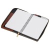 Бизнес-блокнот на молнии А5 «Fabrizio» с RFID защитой и ручкой, коричневый