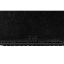 Бизнес-блокнот на молнии А5 «Fabrizio», 80 листов, черный