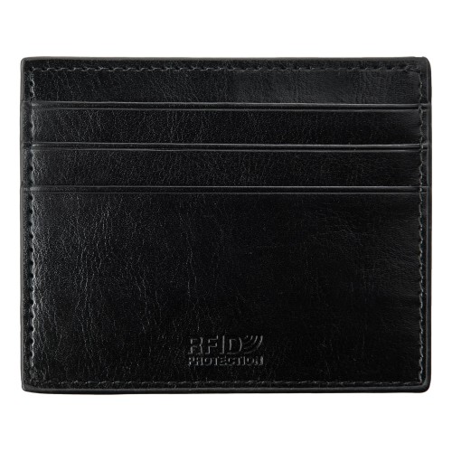 Картхолдер для 6 пластиковых карт с RFID-защитой "Fabrizio", черный