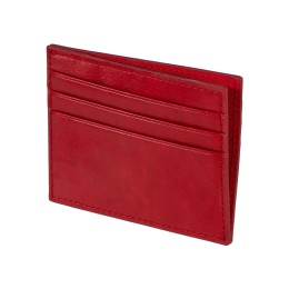 Картхолдер для 6 пластиковых карт с RFID-защитой "Fabrizio", красный