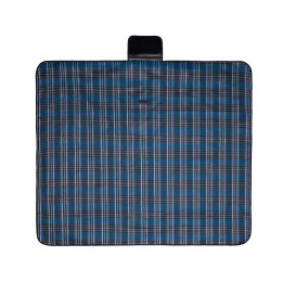Непромокаемый плед для пикника Fabrizio, синий/черный