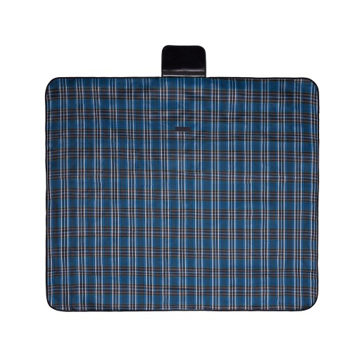 Непромокаемый плед для пикника Fabrizio, синий/черный