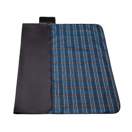 Непромокаемый плед для пикника Fabrizio, синий/черный